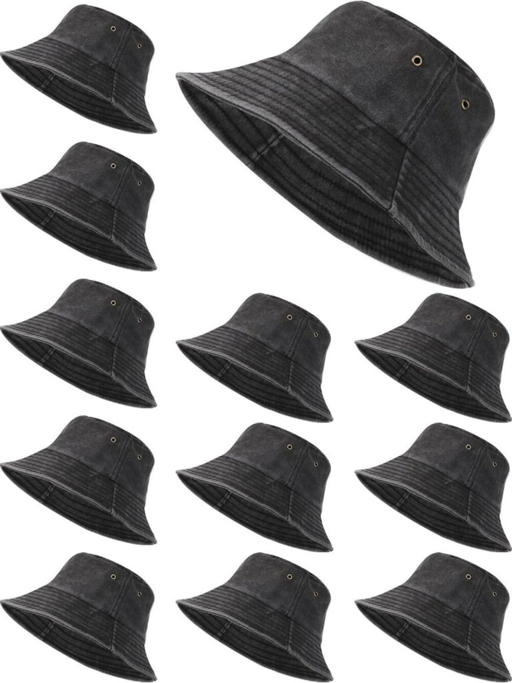Trendy Washed Cotton Bucket Hat for Women & Men - Stylish Sun Protection
